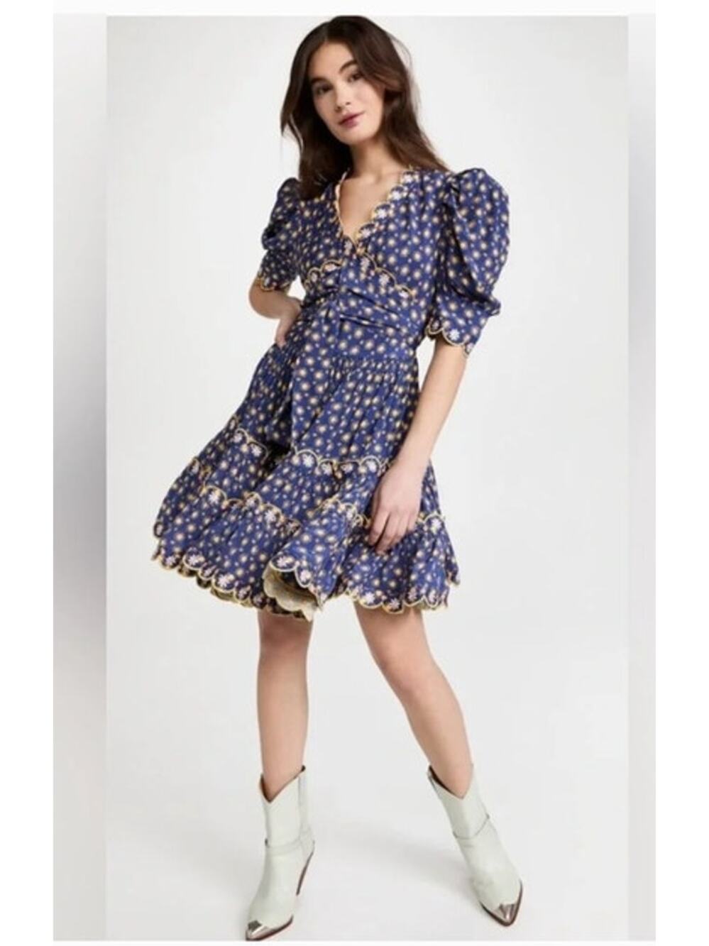 CELIAB Celia B Sz S Small Andromeda Sun Print Dress